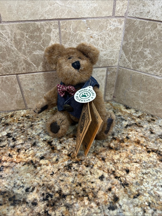 Boyds Bears Other - Boyds Bears stuffed animal vintage 1996 collectible, model Raeburn, 7”, EUC